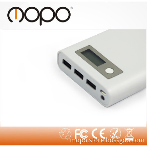 Portable mobile charger with LCD 10400mAh powerbank